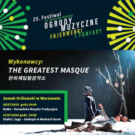 Festiwal Ogrody Muzyczne 2025: Otello i Jago – Szekspir w Maskach Korei