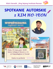   Spotkanie autorskie z Kim Ho-yeon-Poznań